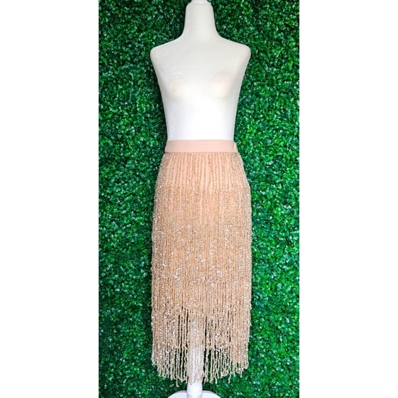 J.Crew Collection Sequin Fringe Skirt - Picture 7 of 9